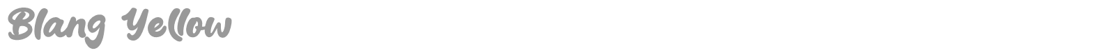 Blang Yellow font preview